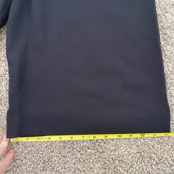 Classiques Entier Wide Legged Black Capri Pants Pockets Lightweight Women's 12 - Picture 11 of 13